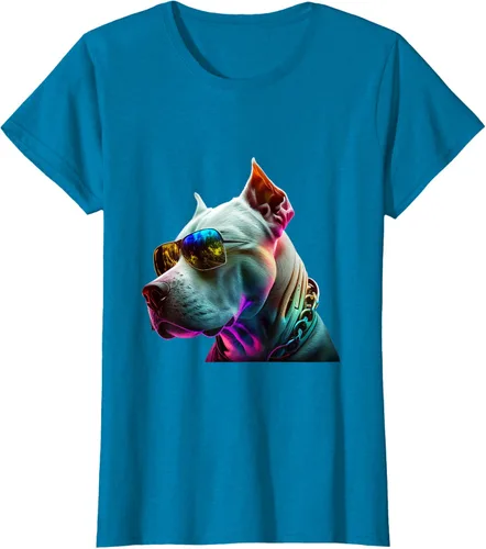 Vista 84 de Dogo Argentino Dogs Dogo Argentinos Camiseta, Negro