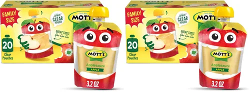 Vista 26 de Mott's Puré de manzana y canela, bolsas transparentes de 3.2 onzas, paquete de 20