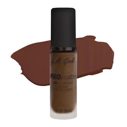 Vista 19 de L.A. Girl PRO.Matte Foundation, Sand GLM678 (Paquete de 2)