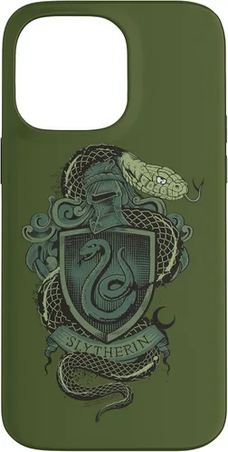 Vista 21 de Funda con escudo de serpiente Slytherin para iPhone 16 Harry Potter