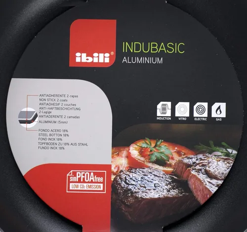 Vista 9 de IBILI Indubasic Mini Pan, 5.5 in, aluminio, antiadherente, apto para placas de inducción