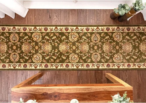 Vista 5 de Well Woven alfombra para pasillos de tamaño personalizable, elige el tamaño que quieras, Sultan Sarouk, oriental, estilo persa tradicional, de 27