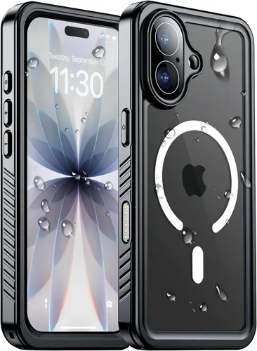 Vista 22 de Funda impermeable para iPhone 12, impermeable, antideslizante, a prueba de golpes, para iPhone 12, color negro