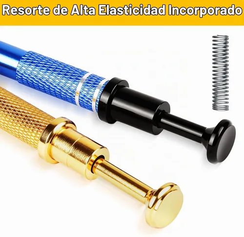 Vista 4 de BACUTHY Paquete de 2 herramientas de recogida para joyería, herramienta de agarre de bola de perforación de acero inoxidable, herramienta