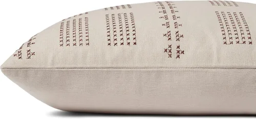 Vista 2 de Loloi Jean Stoffer x Thomas Collection PJS0008 - Funda natural de 13 x 21 pulgadas con almohada de plumón