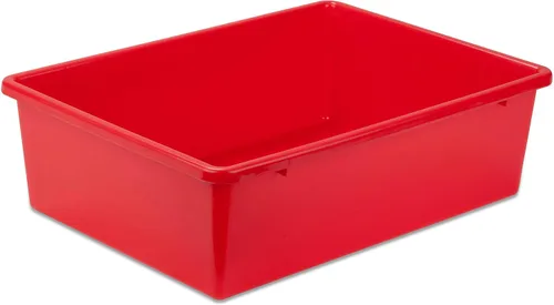 Vista 12 de Honey-Can-Do tacho de plástico para almacenamiento., Verde, L