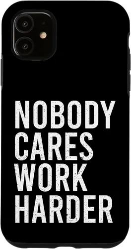Vista 7 de Funda de regalo para iPhone 13 Nobody Care Work Hard Actitude Grit Hustle Success