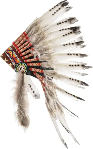 Vista 6 de Novum Crafts Tocado de plumas Inspirado en indios nativos americanos Elige