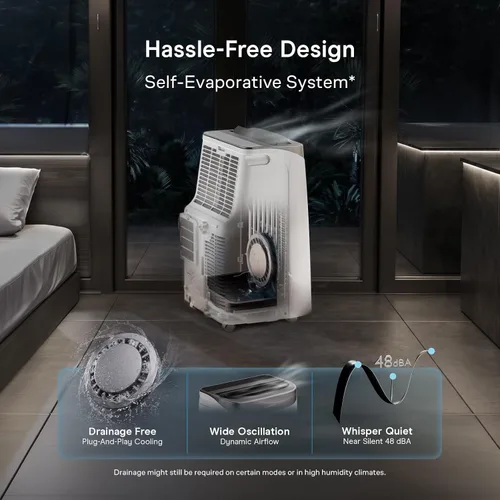 Vista 6 de AC Infinity Smart Portable Air Conditioner 5-in-1, All-Season Cool & Heat