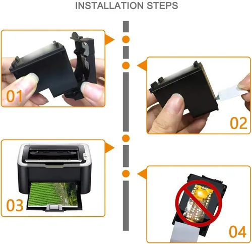 Vista 4 de Inktopia Cartucho de tinta remanufacturado de repuesto para HP 94 y HP 95 C9354BN C8765WN C8766WN para impresora Officejet 150 100 H470 9800 7310