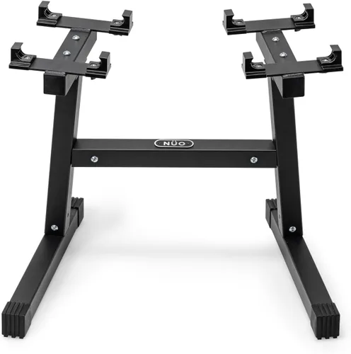 Vista 11 de Gronk Fitness - Mancuernas ajustables NUOBELL 5–80 lb Set Original NUOBELL 22 Pesos en 1 para entrenamiento de fuerza en el gimnasio en casa