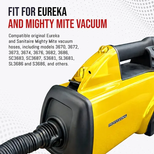 Vista 6 de Maresh Products - Manguera de vacío de repuesto para Eureka & Sanitaire Mighty Mite, SmartVac y Professional Series – Compatible con los modelos