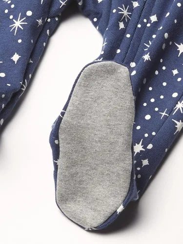 Vista 3 de HonestBaby Classics Sleep & Play Footed One-piece Pajama Sleeper 100% Organic Cotton