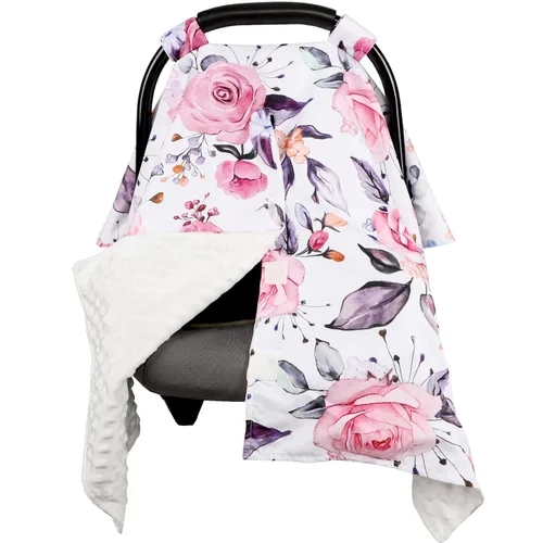 Vista 11 de Funda de Asiento de Automóvil para Bebé, Funda Transpirable para Asiento de Automóvil Infantil para Verano con Apertura Peekaboo, Cubierta de Toldo