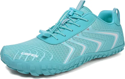 Vista 27 de UBFEN Zapatos acuáticos para natación, para hombre y mujer, para deportes de playa, secado rápido, descalzos para navegación, pesca, buceo, surf