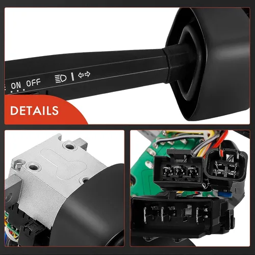 Vista 8 de A-Premium [Generación 2] Interruptor de señal de giro, palanca de interruptor de control de crucero Compatible con Volvo VAH 2011-2015, VHD