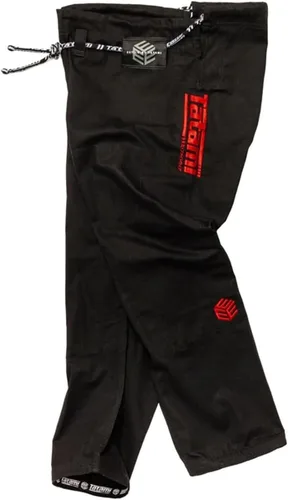 Vista 8 de Tatami Fightwear Estilo Black Label Jiu Jitsu Gi para hombre con chaqueta de tejido perla premium de 550 GSM, pantalones BJJ y bolsa