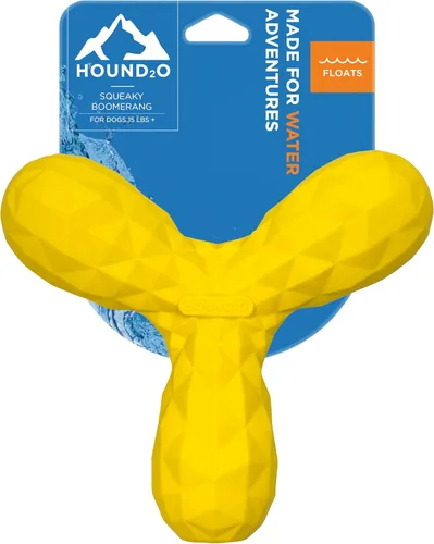 Vista 8 de Playology HOUND2O - Juguetes para perros Juguete flotante para exteriores chirriante para perros Juguete verde brillante para perros