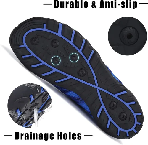 Vista 6 de Kararao Mens Womens Water Shoes Quick Dry Swim Shoes Beach Shoes Pool Surfing Aqua Sports