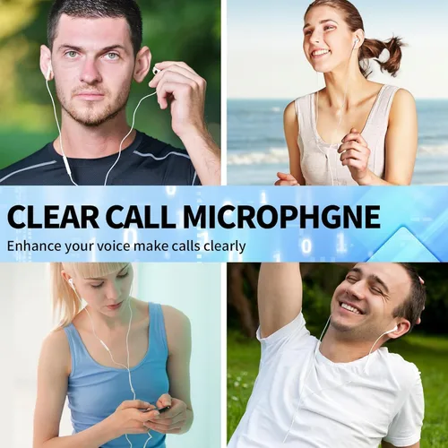 Vista 8 de Paquete de 2 auriculares con cable para iPhone, auriculares con micrófono integrado y control de volumen, compatibles con iPhone 14 13 12 11 XR XS X