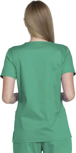 Vista 3 de Dickies Genuine Industrial Strength Women Scrubs Top V-Neck GD600