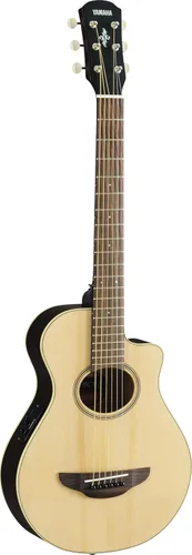 Vista 5 de Yamaha APXT2, guitarra electroacústica tamaño 3/4 - Negra