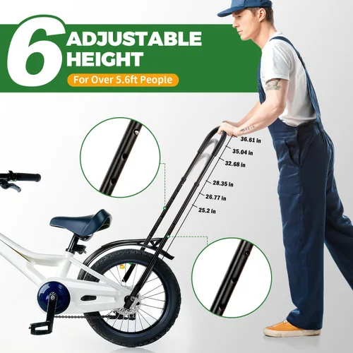 Vista 3 de LEICHTEN 6 Height Adjustable Bike Safety Trainer Handle for Children