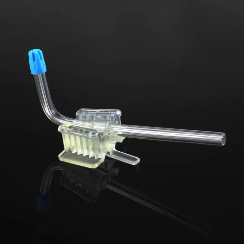 Vista 2 de 2pcs silicona Dental Boca Prop Apoyo Holding Saliva expulsor punta de succión
