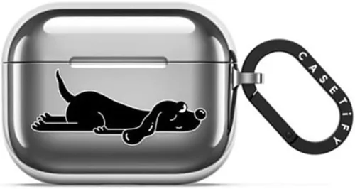 Vista 11 de CASETiFY Bounce - Funda para AirPods Pro 3, color carbón mate