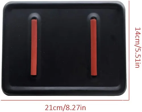 Vista 2 de Bandeja protectora para plancha – Resistente al calor para tabla de planchar, paquete de 2