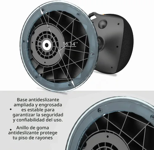 Vista 5 de Silla de escritorio de pie, Taburete de pie ergonómico ajustable, Silla de equilibrio giratoria para sentarse, Almohadilla inferior antideslizante