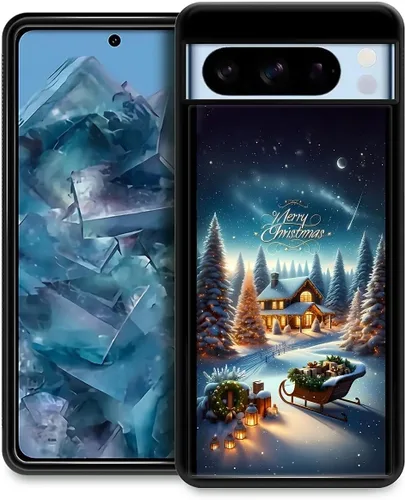 Vista 38 de Funda compatible con Google Pixel 4A 5G, Nochebuena, Google Pixel 4A 5G, delgada, suave, a prueba de golpes, TPU para mujeres y niñas, niños, funda