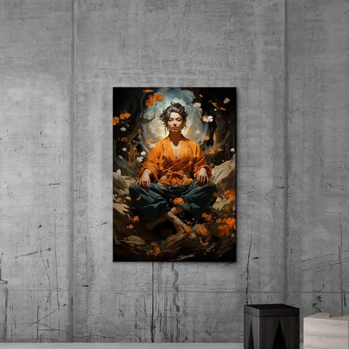 Vista 7 de Yoga Wall Decor, Yoga Wall Art, Buda Canvas Art, Buda Decor, Buda Canvas Print, Luxury Framed Wall Decor, Canvas, Art Decor