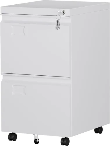 Vista 12 de SUXXAN Archivador de 3 cajones, archivador lateral con 3 cerraduras para oficina en casa, archivadores negros con soporte para tarjetas de visita