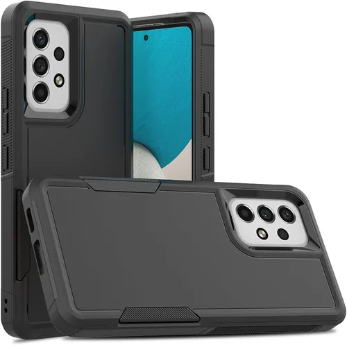 Vista 19 de Funda WOGROO para Samsung Galaxy Z Fold 4 - Funda protectora para teléfono a prueba de golpes, duradera, negra