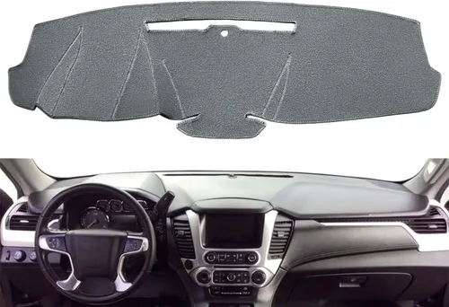 Vista 7 de Cubierta de tablero compatible con Chevy Chevrolet Silverado 1500 LT/WT 2500HD 3500HD 2007-2013, alfombra de tablero de GMC Sierra 2007-2013