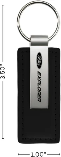 Vista 7 de Au-TOMOTIVE GOLD Rectangular Leather Key chain for Ford Explorer