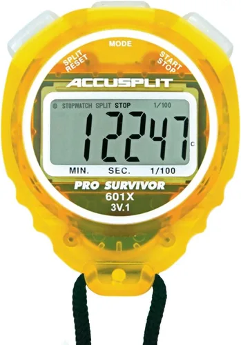 Vista 7 de Reloj cronómetro Accusplit Pro Survivor A601X, con pantalla extragrande