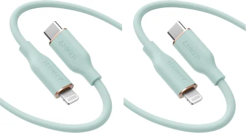 Vista 13 de Anker USB C to Lightning Cable, MFi-Certified (3 ft, Midnight Black)