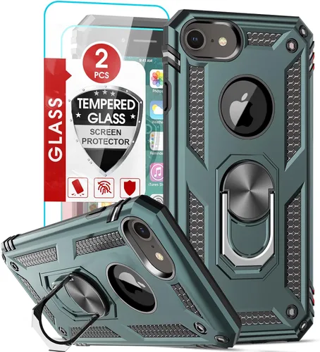 Vista 287 de LeYi Funda para Samsung Galaxy A05 (no compatible con A05S) con protector de pantalla y protector de lente de cámara, funda resistente de grado Negro