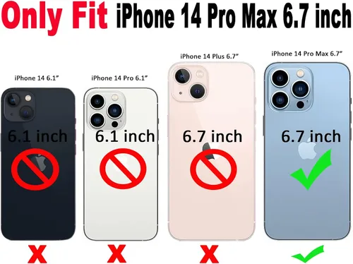 Vista 2 de Qokey Funda compatible con iPhone 14 Pro Max de 6.7 pulgadas, versión 2022, bonito diseño de flores transparentes con soporte de anillo giratorio