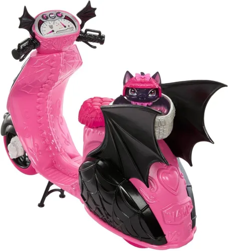 Vista 6 de Draculaura y su patineta Monster High