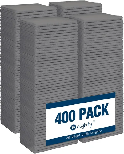 Vista 40 de Orighty Paño de limpieza de microfibra a granel, paquete de 50 toallas de tienda, trapos de limpieza reutilizables, toallas de microfibra sin pelusa