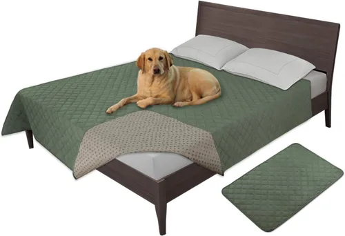 Vista 10 de Easy-Going - Funda impermeable 100% para cama de perro, manta antideslizante para mascotas para muebles, funda lavable para sofá, funda de repuesto