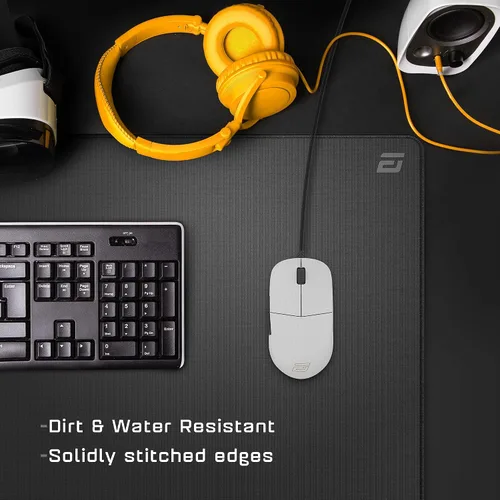 Vista 6 de ENDGAME GEAR MPC 1200 Cordura - Alfombrilla de mouse para juegos, antideslizante, tamaño 47.24 x 23.62 pulgadas, edición Stealth, color negro