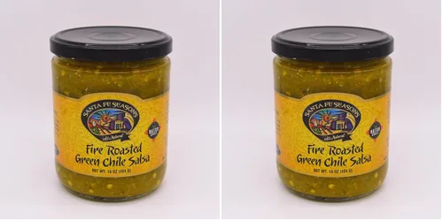 Vista 5 de SANTA FE SEASONS Salsa Chile verde tostado al fuego, 16 oz