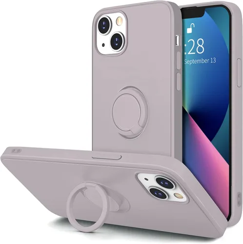 Vista 13 de Hython Funda para iPhone 13 con soporte de anillo [soporte de anillo giratorio de 360° con soporte magnético] [Soporte de montaje en automóvil]