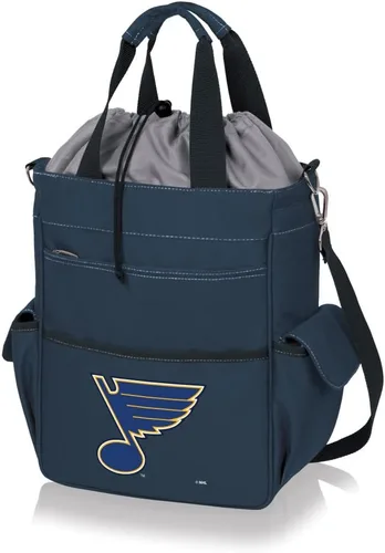 Vista 19 de PICNIC TIME NHL - Bolsa de mano unisex para adultos NHL Activo Negro con detalles grises.