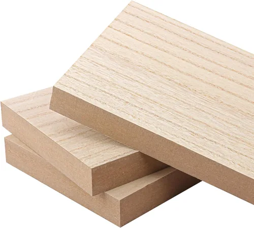 Vista 3 de 8 Pack 6x10 Unfinished MDF Wood Rectangle Blocks, 6 x 10 Inch Wooden Blocks for Crafts, DIY Projects, and Custom Decor
