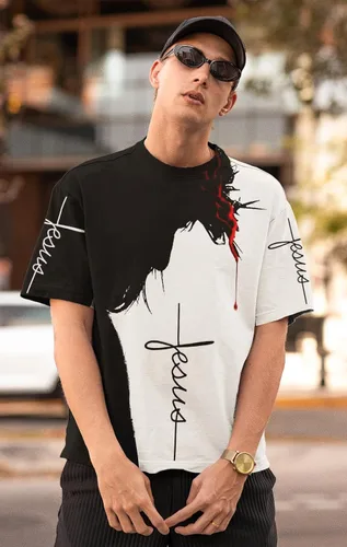 Vista 3 de Mgyfady Camiseta de manga corta con cuello redondo para adultos en 3D